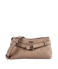 GUESS ELLA sac bandouli&egrave;re logo beige - Sacs pour Femme - 1