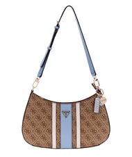 GUESS NOELLE 2                                 Sac bandouli&egrave;re ajustable logo lait/bleu clair - Sacs pour Femme - 1