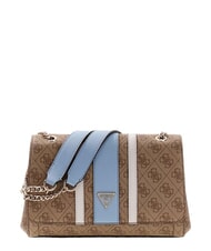 GUESS NOELLE 2                                 Sac bandouli&egrave;re &agrave; double poign&eacute;e logo lait/bleu clair - Sacs pour Femme - 1