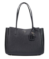 GUESS NOELLE 2 sac &agrave; bandouli&egrave;re NOIR - Sacs pour Femme - 1