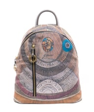 GATTINONI PLANETARIUM Sac &agrave; dos aquarelle sauvage/ taupe fonc&eacute; - Sacs pour Femme - 1