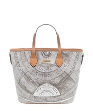 GATTINONI PLANETARIUM Sac &agrave; main avec bandouli&egrave;re encre s&eacute;pia/beige clair - Sacs pour Femme - 1
