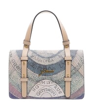 GATTINONI PLANETARIUM Sac &agrave; main avec bandouli&egrave;re aquarelle/beige - Sacs pour Femme - 1