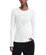 GUESS KATIE Pull &agrave; col rond et coupe ajust&eacute;e - Chandails pour femmes