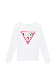 GUESS KIDS T-shirt &agrave; manches longues avec strass - Tee-shirt enfant