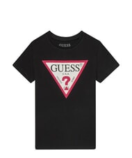 GUESS KIDS T-shirt &agrave; manches courtes avec strass - Tee-shirt enfant