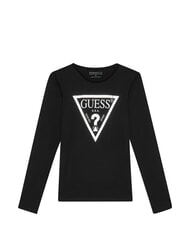 GUESS KIDS Chemise &agrave; manches longues m&eacute;tallis&eacute;e - Tee-shirt enfant