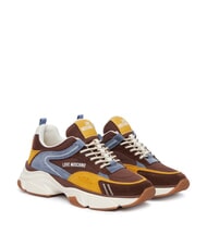 LOVE MOSCHINO STARDUST Baskets pour femmes cacao/bleu aviaire/ocre/ivoire - Chaussures Femme - 1