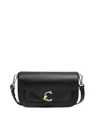 COCCINELLE C-ME sac bandouli&egrave;re Noir - Sacs pour Femme - 1