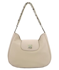 YNOT RACHEL Sac bandouli&egrave;re Hobo, avec rabat cr&egrave;me - Sacs pour Femme - 1