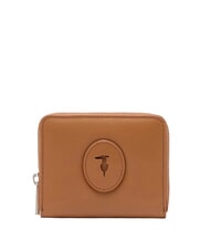 TRUSSARDI SOCIETY portefeuille en cuir nouveau brandy - Portefeuilles Femme - 1