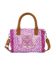 YNOT SAMOA Sac &agrave; main avec bandouli&egrave;re pivoine - Sacs pour Femme - 1