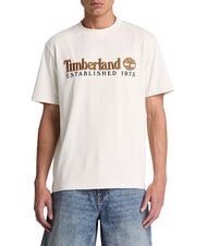 TIMBERLAND ESTABILISHED 1973 T-shirt en coton mill&eacute;sime blanc - T-shirt - 1