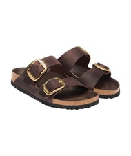 BIRKENSTOCK ARIZONA BIG BUCKLE HEX pantoufle sandale en cuir huil&eacute; - Chaussures Femme