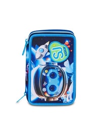 SJGANG SPACE LED BOY Trousse &agrave; crayons avec kit scolaire - &Eacute;tuis et Accessoires