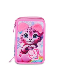 SJGANG HEART BUDDY GIRL Trousse &agrave; crayons avec kit scolaire - &Eacute;tuis et Accessoires