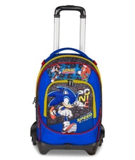 SONIC HEDGEHOG THE HEDGEHOG SPEED Sac &agrave; dos &agrave; roulettes d&eacute;tachable - Sacs &agrave; dos &agrave; roulettes