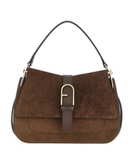 FURLA FLOW Sac &agrave; main avec bandouli&egrave;re tons chocolat - Sacs pour Femme - 1