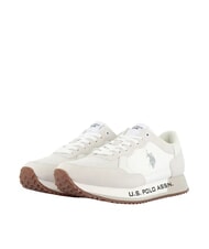 U.S. POLO ASSN. CLEEF Baskets pour hommes blanc cass&eacute; - Chaussures Homme - 1