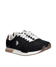 U.S. POLO ASSN. TYLERI Baskets pour femmes l&eacute;opard noir - Chaussures Femme - 1