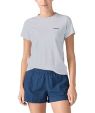 PATAGONIA P-6 LOGO T-shirt fibre blanche - T-shirt - 1