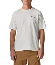 PATAGONIA P-6 LOGO T-shirt &agrave; manches courtes fibre blanche - T-shirt - 1