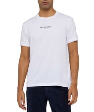 TRUSSARDI REGULAR LOGO T-shirt &agrave; manches courtes blanc optique - T-shirt - 1