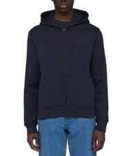 TRUSSARDI JERSEY Sweat-shirt &agrave; fermeture &eacute;clair int&eacute;grale bleu marine - Pulls molletonn&eacute;s - 1
