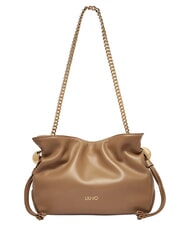 LIUJO RICCY Sac bandouli&egrave;re, avec cha&icirc;ne moka - Sacs pour Femme - 1