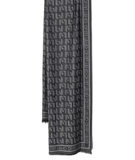 LIUJO LOGO Foulard NOIR - &Eacute;charpes - 1