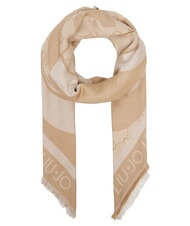 LIUJO LOGO &Eacute;charpe jacquard sable - &Eacute;charpes - 1