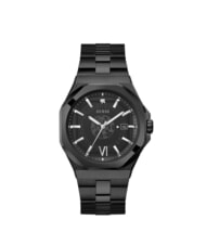 GUESS EMPEROR Horloge de l'heure et de la date noir - Montres - 1