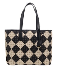 POLLINI HERITAGE sac bandouli&egrave;re ivoire noir - Sacs pour Femme - 1