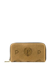 POLLINI HERITAGE Grand portefeuille zipp&eacute; platine - Portefeuilles Femme - 1