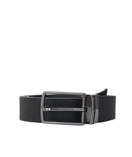 ARMANI EXCHANGE A|X Ceinture en cuir double face noir/marine - Ceintures - 1