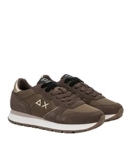 SUN68 ALLY SILVER GOLD Baskets marron - Chaussures Femme - 1
