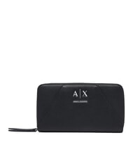 ARMANI EXCHANGE ISABEL Portefeuille Zip Around noir - Portefeuilles Femme - 1
