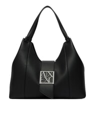 ARMANI EXCHANGE SUSY SOFT sac bandouli&egrave;re noir - Sacs pour Femme - 1
