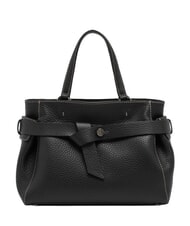 GIANNI CHIARINI MIRANDA Sac &agrave; main en cuir, avec bandouli&egrave;re Noir - Sacs pour Femme - 1