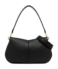 GIANNI CHIARINI HELENA ROUND Sac bandouli&egrave;re en cuir, avec bandouli&egrave;re Noir - Sacs pour Femme - 1