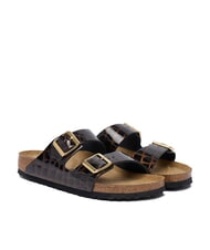 BIRKENSTOCK ARIZONA EMBOSS sandales en cuir animalnoir - Chaussures Femme - 1