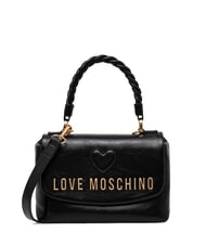 LOVE MOSCHINO TWIRL Sac &agrave; main avec bandouli&egrave;re Noir - Sacs pour Femme - 1