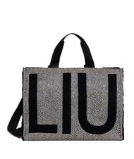 LIUJO ANIMALIER Sac &agrave; main avec bandouli&egrave;re NOIR - Sacs pour Femme - 1