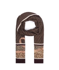 LIUJO ANIMALIER Foulard aubergine rouge - &Eacute;charpes - 1