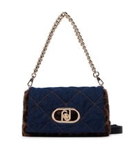 LIUJO LAPUFFY Sac bandouli&egrave;re, avec bandouli&egrave;re denim bleu - Sacs pour Femme - 1