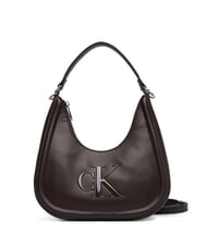 CALVIN KLEIN BOLD CK Sac bandouli&egrave;re, avec bandouli&egrave;re argent d&eacute;licieux/antique - Sacs pour Femme - 1
