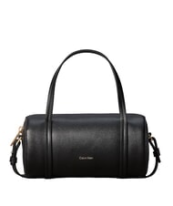 CALVIN KLEIN FOIL LOGO Mini sac &agrave; main avec bandouli&egrave;re noix de coco noire/grill&eacute;e - Sacs pour Femme - 1