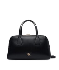 CALVIN KLEIN CK MEDIUM Sac &agrave; main avec bandouli&egrave;re sur noir - Sacs pour Femme - 1
