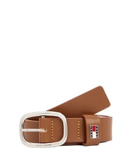 TOMMY HILFIGER TOMMY JEANS OVAL  Ceinture en cuir raccourcissable - Ceintures