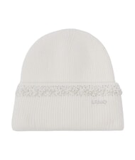 LIUJO PERLE Bonnet tricot&eacute; orn&eacute; de perles - Bonnets